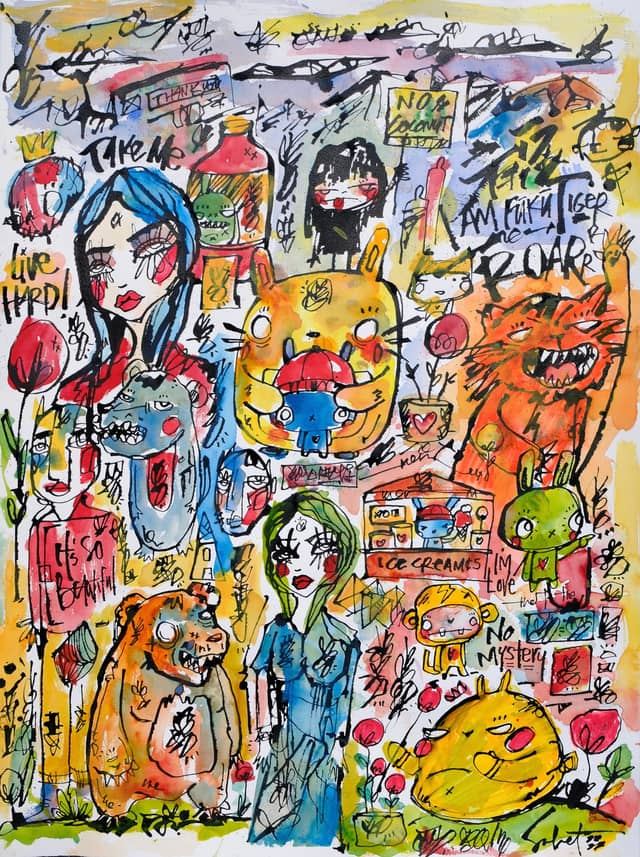 Fuku Roar 2026 Sabet 20" x 30" Gallery Canvas