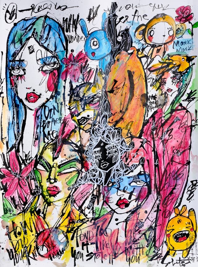 Monki 2026 Sabet 12" x 18" Giclée