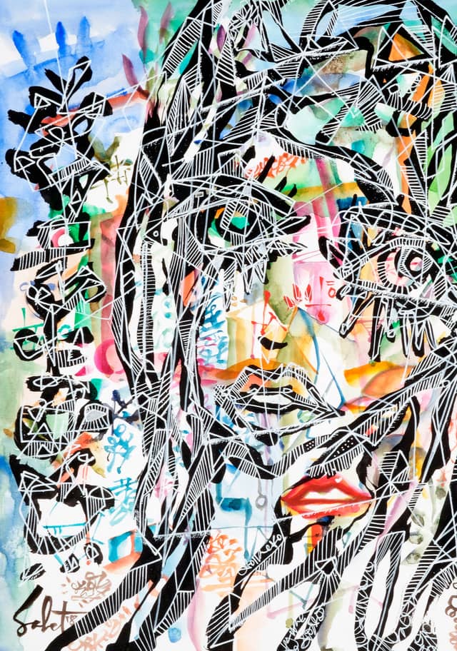 Life Curve 2026 Sabet 12" x 18" Giclée