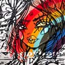 Rainbow Bright 2026 Sabet 12" x 12" Gallery Canvas #15