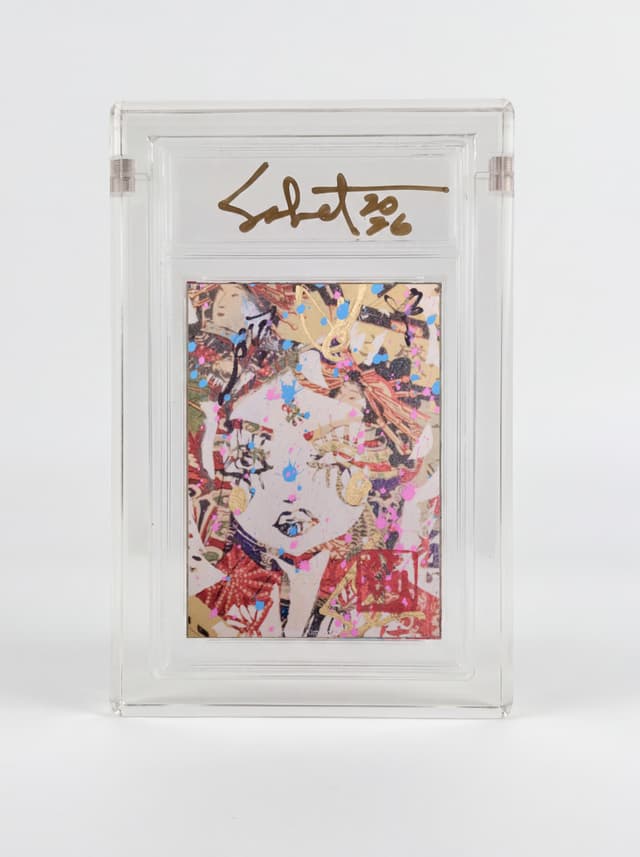 Crimson Kimono Ukiyo 2026 Sabet Mini Original, in its acrylic case