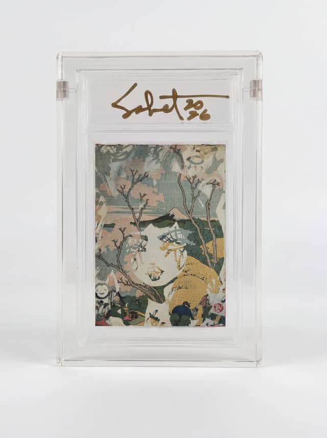 Fuji Sakura Bijin — the card as it was printed