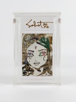 Kasa to Neko — the card as it was printed