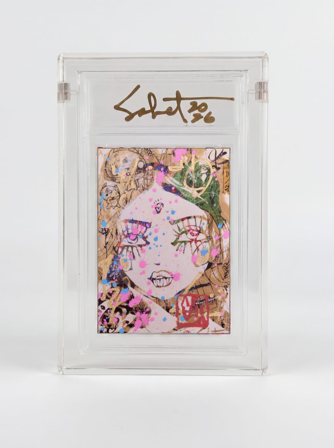 Kasa to Neko 2026 Sabet Mini Original, in its acrylic case