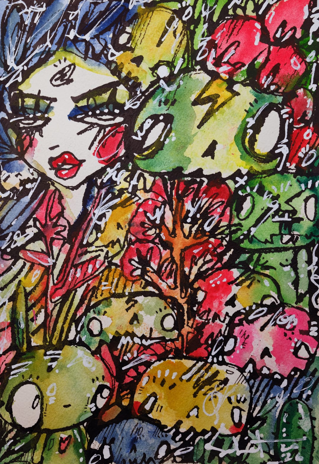 Camillia 2026 Sabet 7" x 10" Original