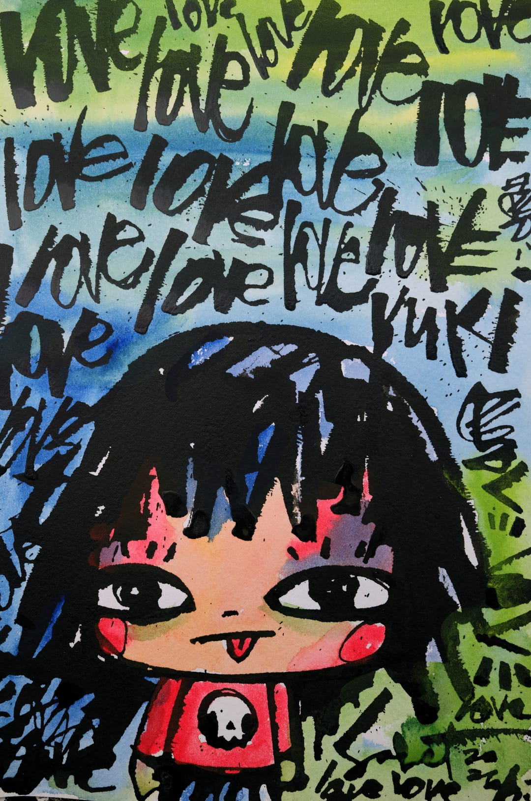 Yuki 2026 Sabet 7" x 10" Original